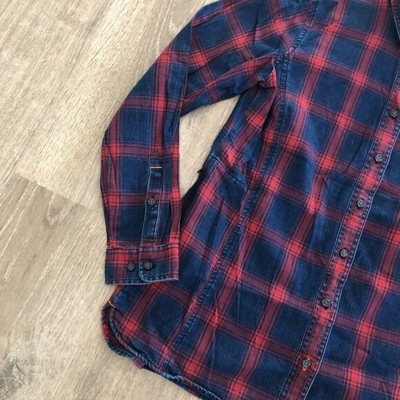 Orvis Womens Long Sleeve Button Up Flannel Shirt Size Small Work Hiking Fishing - Picture 3 of 12